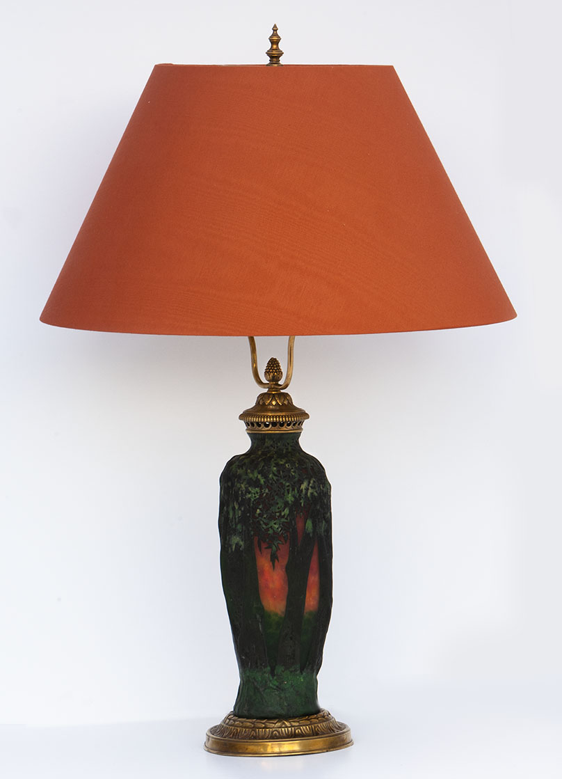 Лампа настольная, Франция, фирма "Daum", 1900-1910-е гг.